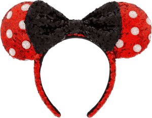 Minnie Mouse Sequined Ear Headband for Adults Polka Dot- Official Disney Store