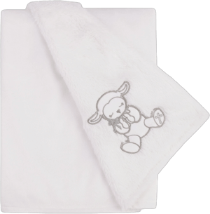 NoJo Little Love Lamb Baptism Baby Blanket