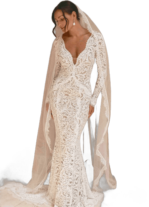 Grace Loves Lace Long Sleeve Lace Wedding Dress