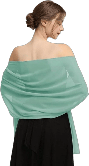 Women's Lightweight Silky Sheer Chiffon-Like Scarves