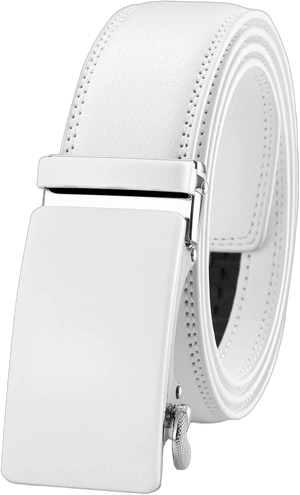 Lingli Men's Ratchet Dress Belt with Automatic Buckle