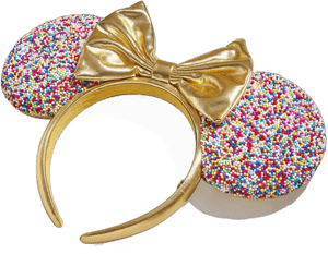 BaubleBar Women's Minnie Mouse Disney Confetti Ears Headband