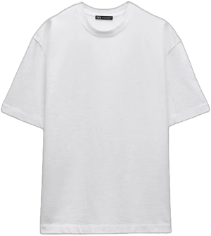 Zara Women's Oversized Washed T-Shirt