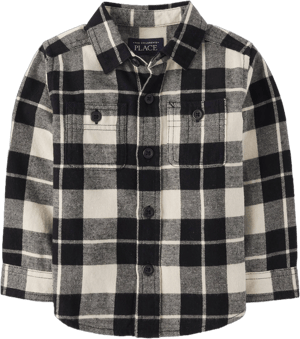 The Children's Place Baby Boys' Plaid Flannel Shirt