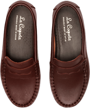 La Coqueta Kids Leather Loafer Shoes