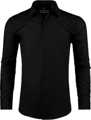 RODEM Club Men's Slim Fit Long Sleeve Button Down Dress Shirt