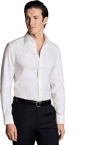 Men's Charles Tyrwhitt Non-Iron Twill Cotton Formal Shirt