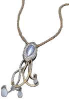 Alexis Bittar Archive Crystal Encrusted Jellyfish Long Pendant Necklace