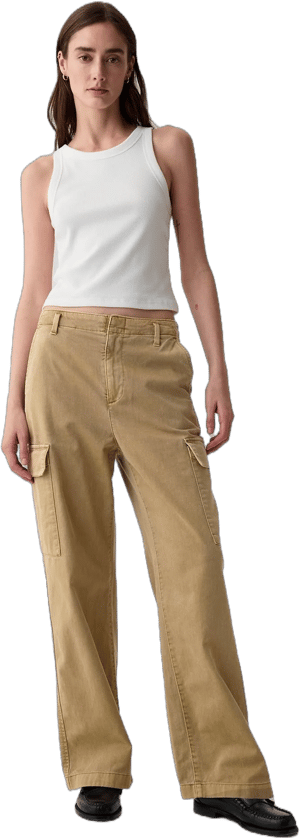 Gap Women's Mid Rise Loose Cargo Pants