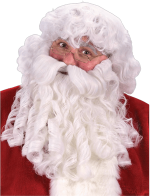 Spirit Halloween Santa Wig and Beard Deluxe