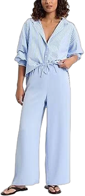 Express Women's High Waisted Satin Ankle Pants