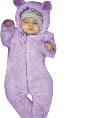 Newborn Bear Fleece Romper