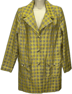 Cabi Regency Houndstooth Plaid Blazer Jacket