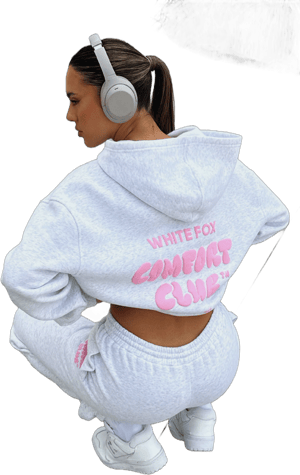 WHITE FOX Comfort Club Oversized Hoodie