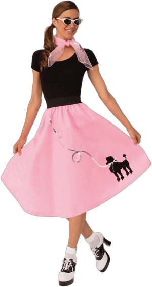 RUBIES II Womens Poodle Skirt