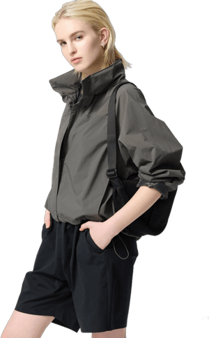 UNIQLO Women's Windproof Stand Collar Jacket