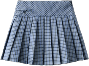 Zara Kids Plaid Box Pleat Skirt