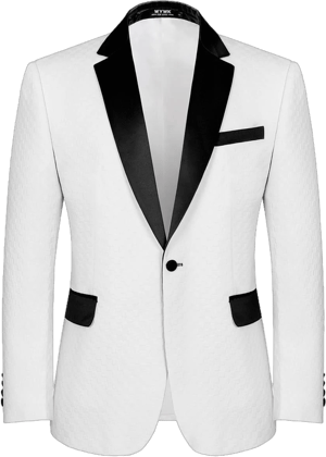 Men's Slim Fit One Button Prom Blazer