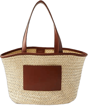 Loft Women's Straw Basket Tote