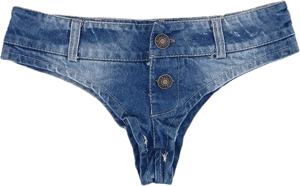 MUYDZ Women's Ultra Short Denim Shorts