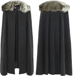 Viking Warrior Co. Wool Faux Fur Cloak