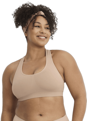 Jockey Women's Seamfree Mid Impact Sports Bra