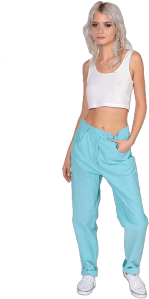 80s Tapered High Waisted Slacks