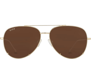 DIFF Women's Scarlett aviator sunglasses