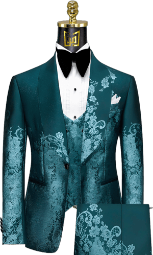 Floral 3-Piece Suit