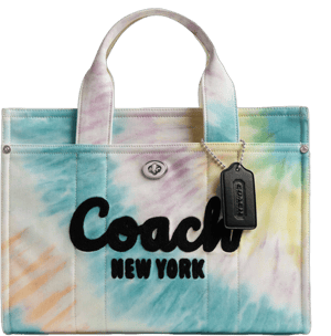 Coach Women's Rainbow Tie-Dye Cargo Tote Bag