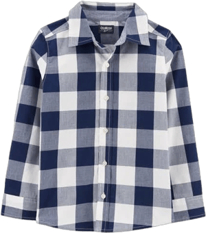 OshKosh B'gosh Kid Boys Plaid Button-Front Shirt