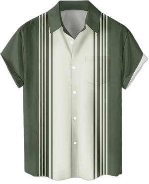 Vintage 1950s Short Sleeve Bowling Shirt