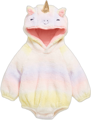 Old Navy Baby Critter Hooded Sherpa Romper