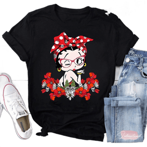 Betty Boop Flower T-Shirt