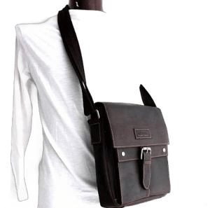 Genuine Full Leather Man Retro Style Shoulder Messenger Bag Vintage 10