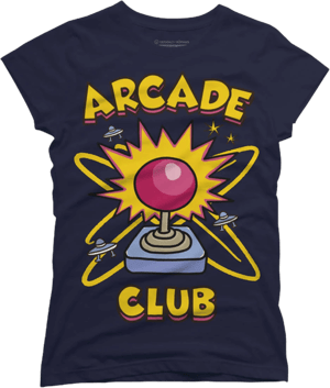 Design By Humans Arcade retro video games fan club