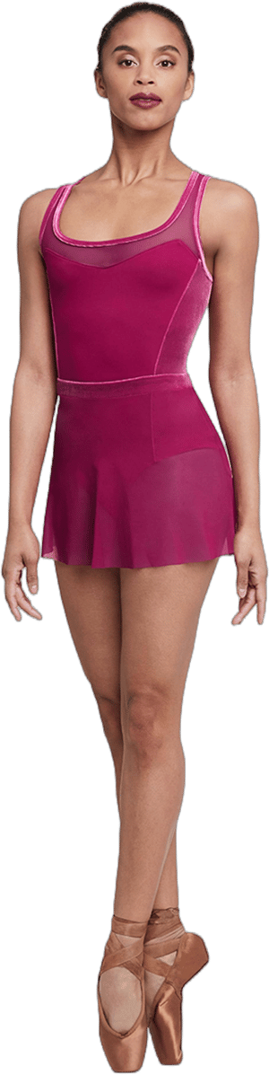 BLOCH Ladies Avery Mesh Pull-On Skirt