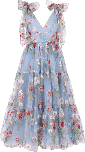 Jessakae Margaret Floral Midi Dress