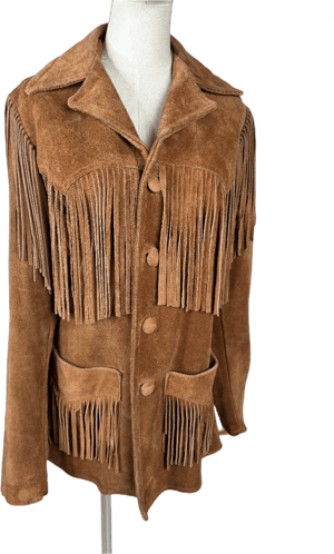 1970s Fringed Suede Jacket