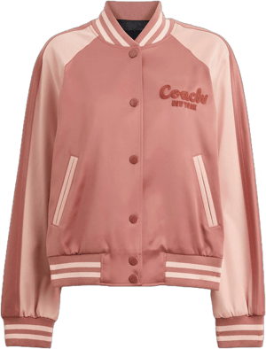 Coach Women's Satin Varsity Jacket