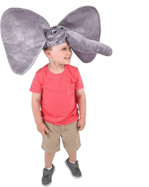 Rhode Island Novelty Plush Elephant Hat