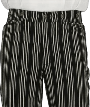 Historical Emporium Men's Victorian Cotton Blend Stripe Dress Pants