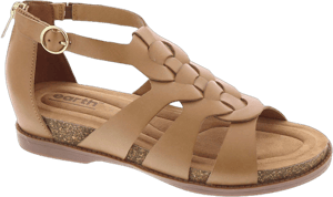 Earth Dale Women's Strappy Round Toe Casual Sandals