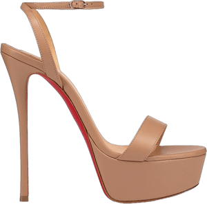 Christian Louboutin Women's Loubi Queen Red Sole Platform Sandals