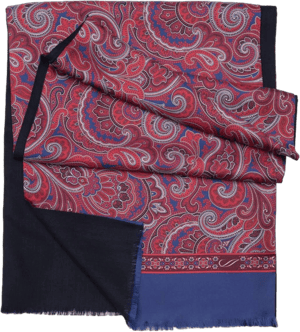 Elizabetta Men's Sorrento Double-Sided Wool Silk Scarf