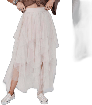 Three Bird Nest Boho Ballerina Skirt