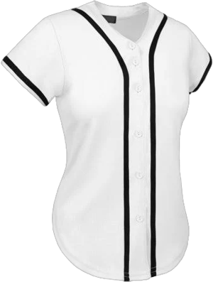 Ma Croix Women's Baseball Button Down Jersey