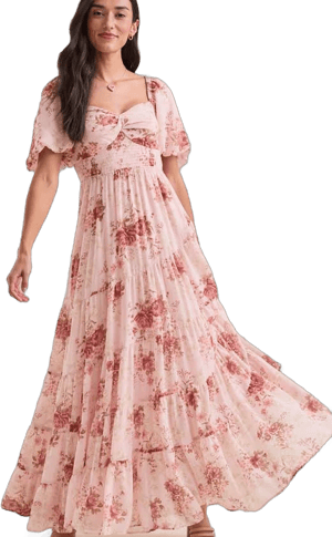 Altar'd State Alayna Floral Maxi Dress