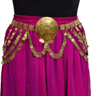 Four line Coin Belt for Belly Danceing