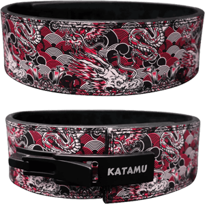 Katamu Japanese Samurai Leather Lever Belt